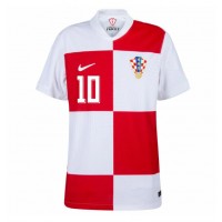 Stroje piłkarskie Chorwacja Luka Modric #10 Koszulka Podstawowej ME 2024 Krótki Rękaw